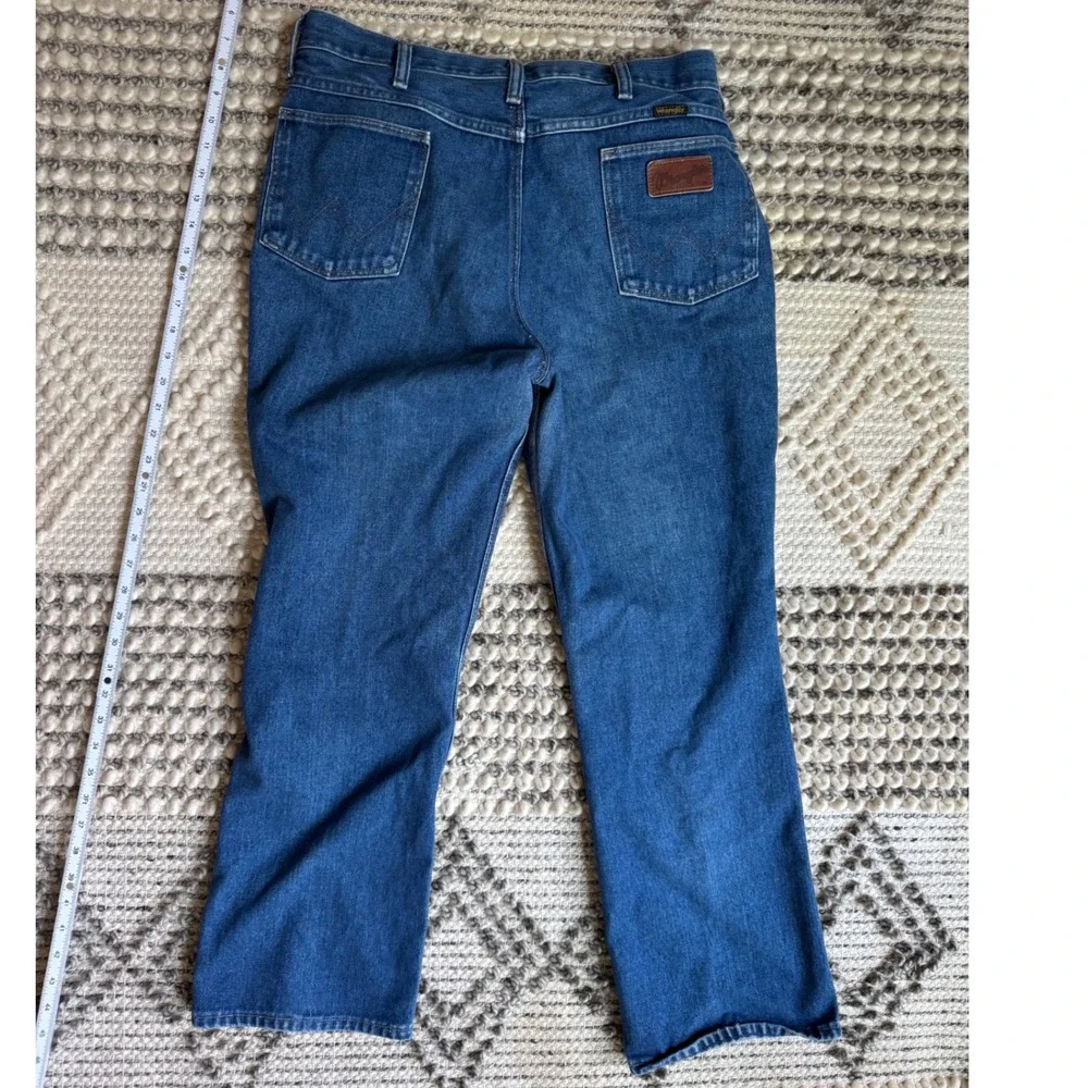 Vintage Wrangler 945PW Made in USA Jeans Mens 36x30 Blue Denim Straight Leg 80s